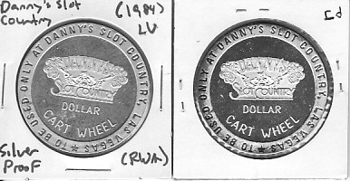 $1 SLOT TOKEN COIN SILVER DOLLAR SALOON CASINO 1991 CT MINT ELKO NEVADA NEW RARE 